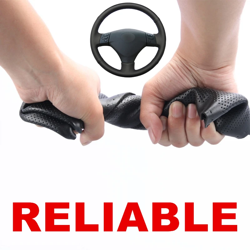 

Чехол на руль из искусственной кожи для Lexus RX330 RX400h RX400 2004-2007 Toyota Corolla Verso Camry