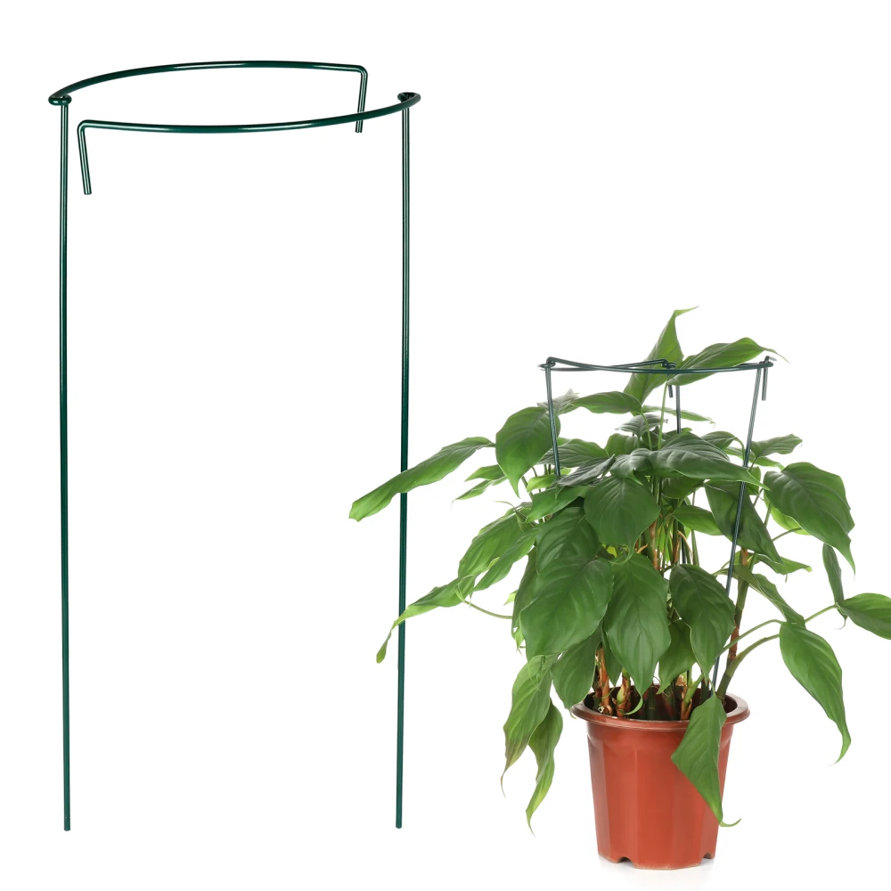 

Bracket Plant Supports Gardening Stand Climbing Vine Rack Flower Holder Stake 40CM Plastic Coated