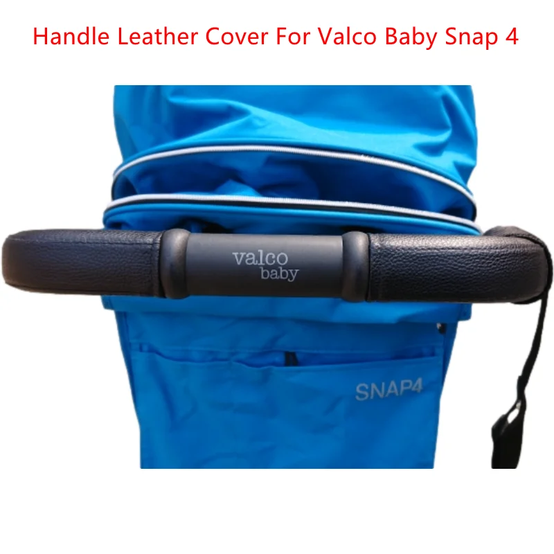 Braço de couro Covers Fit para Valco Baby, Bar Pram Sleeve, Handle Case, capa protetora, Stroller Acessórios, Snap 4 Stroller, 3Pcs