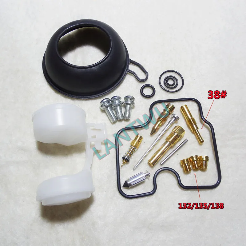 1991~2000 version HMHonda motorcycle CBR600F Hurricane CBR series Keihin carburetor repair kit with vacuum diaphragm and float