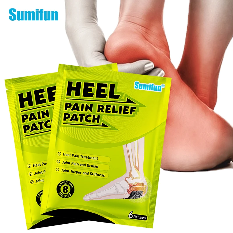 12pcs Sumifun Herbal Bone Spurs Achilles Tendonitis Patch Foot Care Treatment Patches Heel Pain Plaster Pain Relief Stickers New