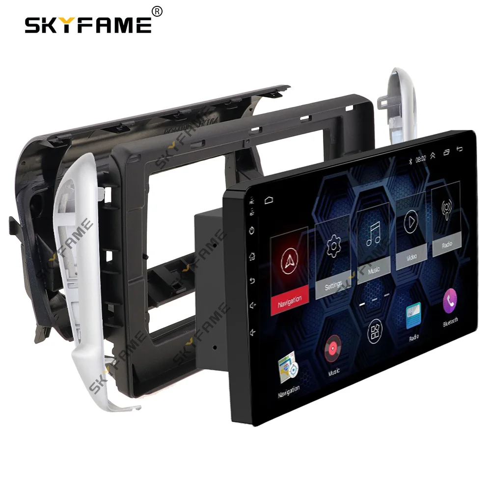 SKYFAME إطار السيارة فآسيا محول Canbus صندوق فك أندرويد داش تركيب لوحة عدة لبيجو 208 2008