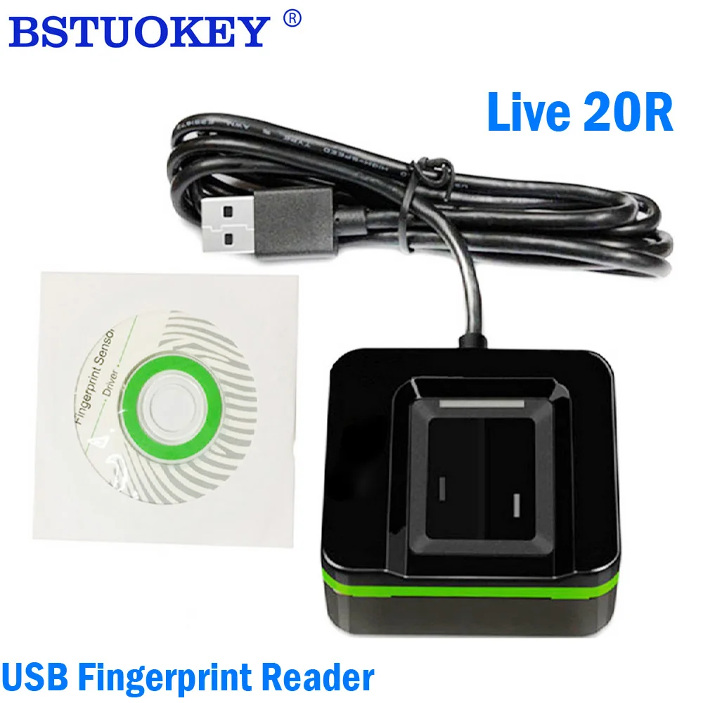 Live 20R Usb Biological Fingerprint Scanner Sensor Optical Fingerprint Reader Free Support SDK