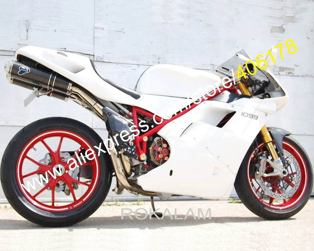 

For Ducati 96 97 98 99 00 01 02 996 748 Fairings 1996-2002 White Aftermarket Motorcycle Fairing (Injection Molding)