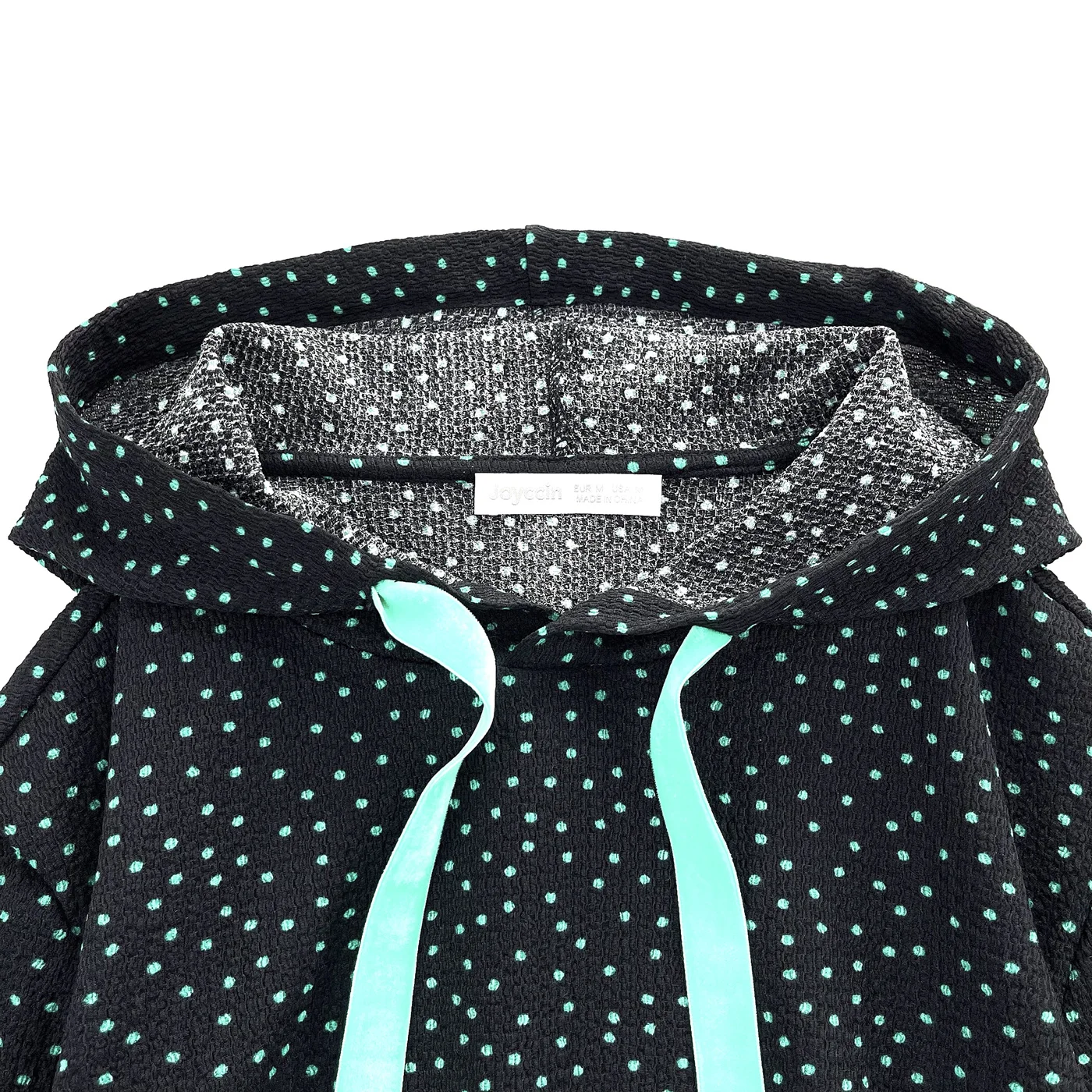 Joyccin Hood Dress Lantern Sleeve Costumes Mother Daughter Kids Family Matching Outfits Polka Dots Print Casual Women Clothes