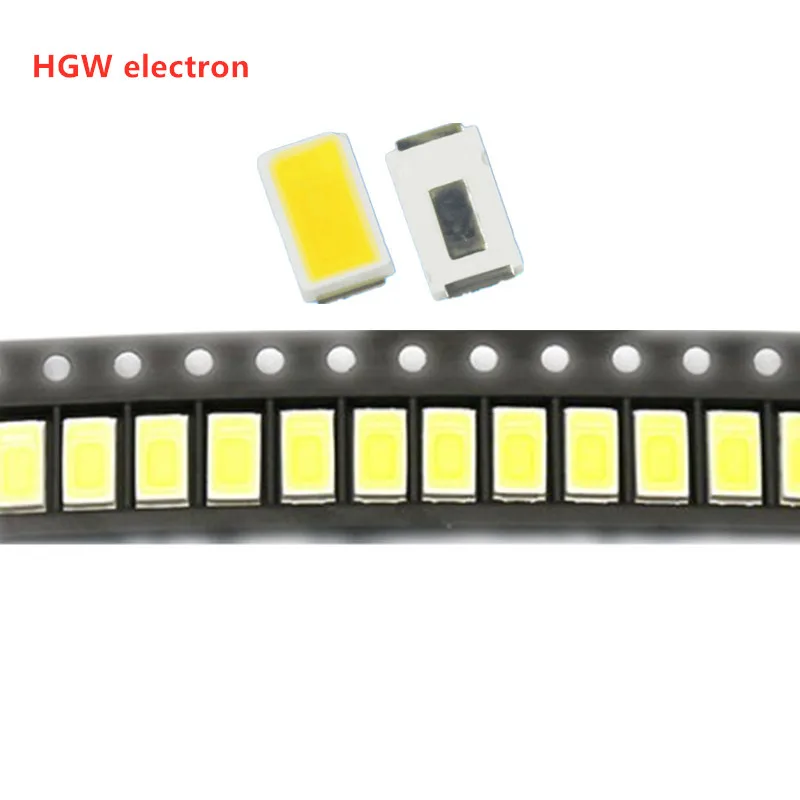 200PCS 5630/5730-CW/WW 0.5W-150Ma 50-55lm 6500K White SMD 5730 5630 LED 5730 diodes (3.2 to 3.4 volts)