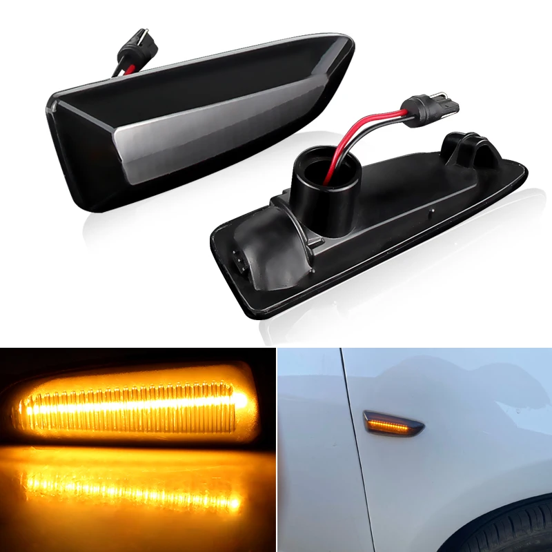 

LED Turn Signal Light Blinker Indicator Side Marker Lamp For Opel Vauxhall Astra J K Crossland X Grandland Insignia B Zafira C