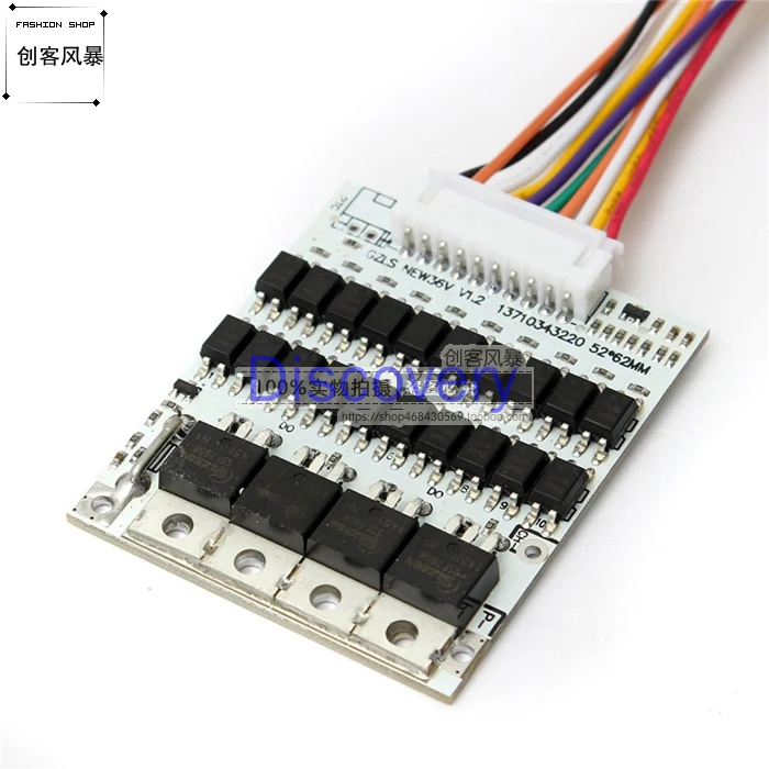 

40A 36V Balanced Battery Protection Board BMS 10S Lithium Ion 10 String Lithium Battery Overcharge and Overdischarge Protection