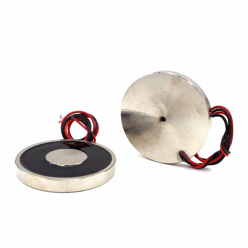 YJ-70/9 Holding Electric Sucker Electromagnet Magnet Dc 12V 24V Suction-cup Cylindrical Lifting 30KG Suction Plate Metal China