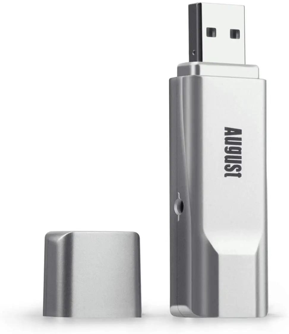 August DVB-T210 USB2.0 Freeview HD TV Tuner Watch Digital DVB-T/DVB-T2 Television in Full HD on PC/Laptop