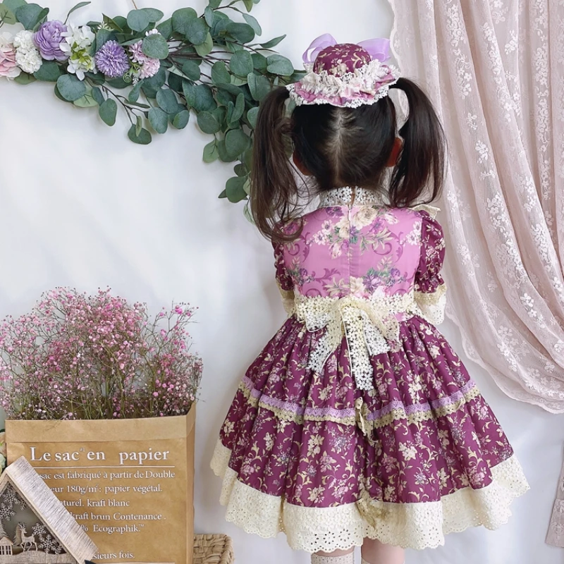 Summer Kids Holiday EID Girls Turkey Flower Girl Dress for Weddings Flower Girl Dresses Party Dress for Kids Girl Birthday Dress