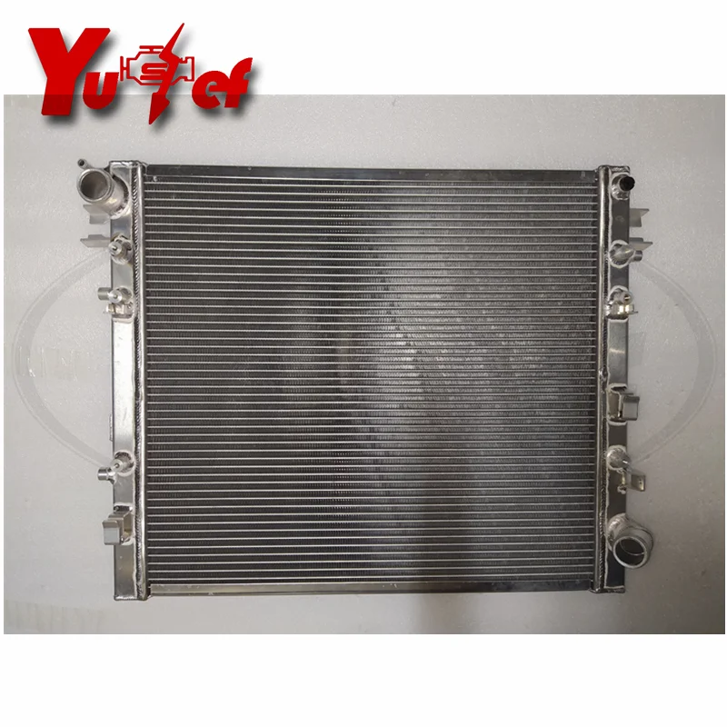 All aluminum radiator For JEEP WRANGLER JK 2.8L Turbo Diesel Auto Manual 2007-On 55056634AB,55056633AB, 68143886AA