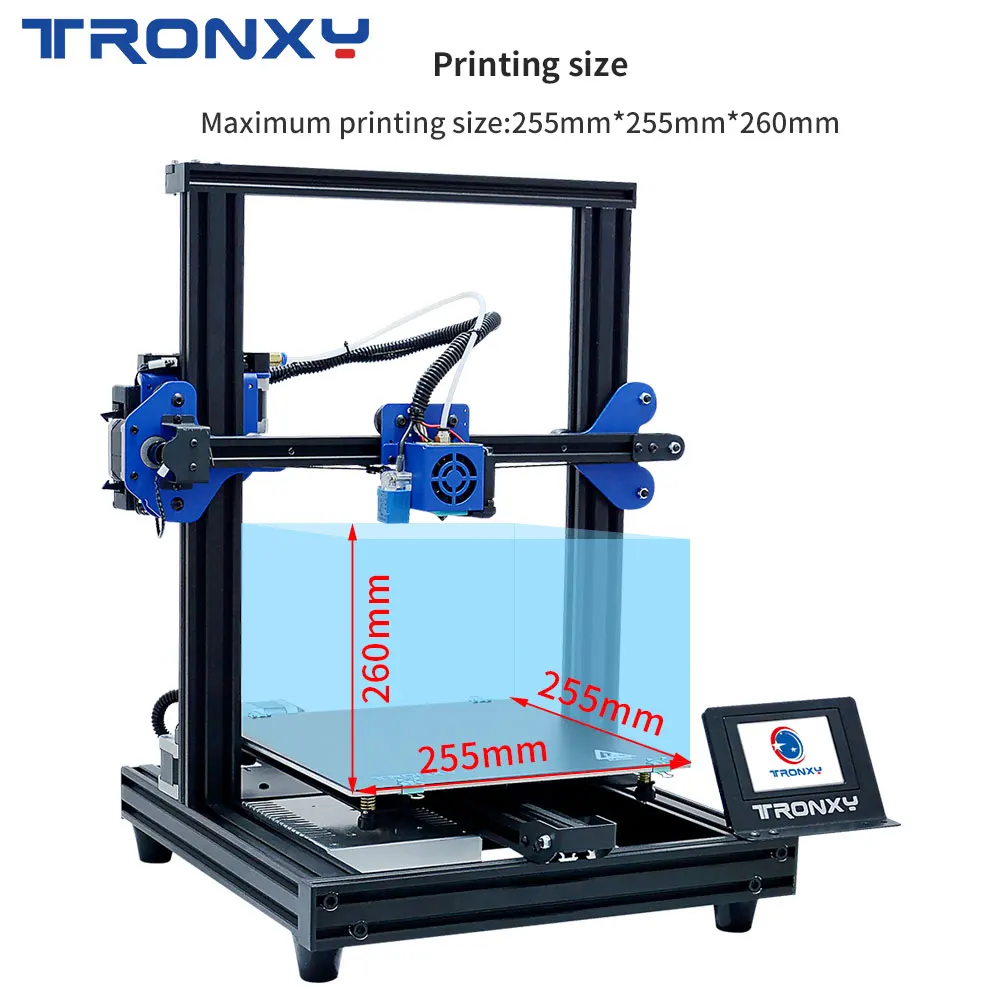 

TRONXY 3D Printer XY-2 Pro Upgraded Rapid Heating Auto Leveling Resume Power Failure Printing Filament Run Out Detector Titan