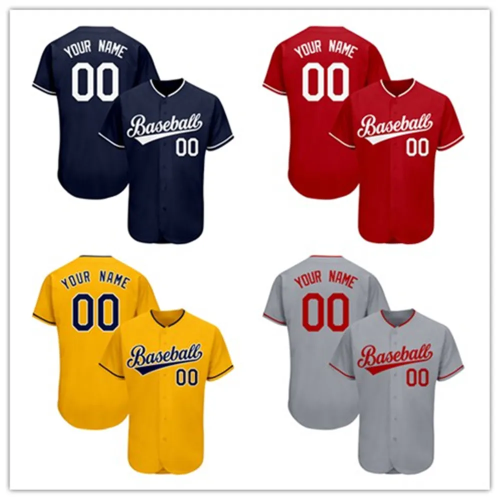 Wholesale Print Baseball Jersey for Cheap，Custom Sporting Jerseys With Team Name/Number，Stitched Training Shirts V-NECK