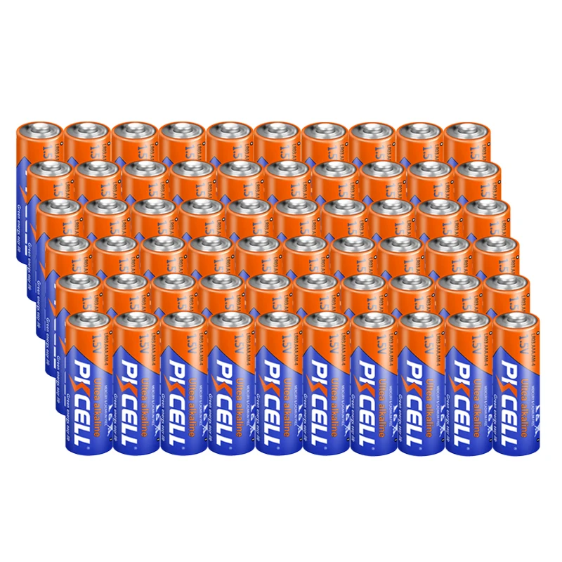 60pcs PKCELL AAA Alkaline battery 3A lr03 1.5V dry Batteries E92 AM4 MN2400 MX2400 pilas aaa battery toothbrush Walkman Clock