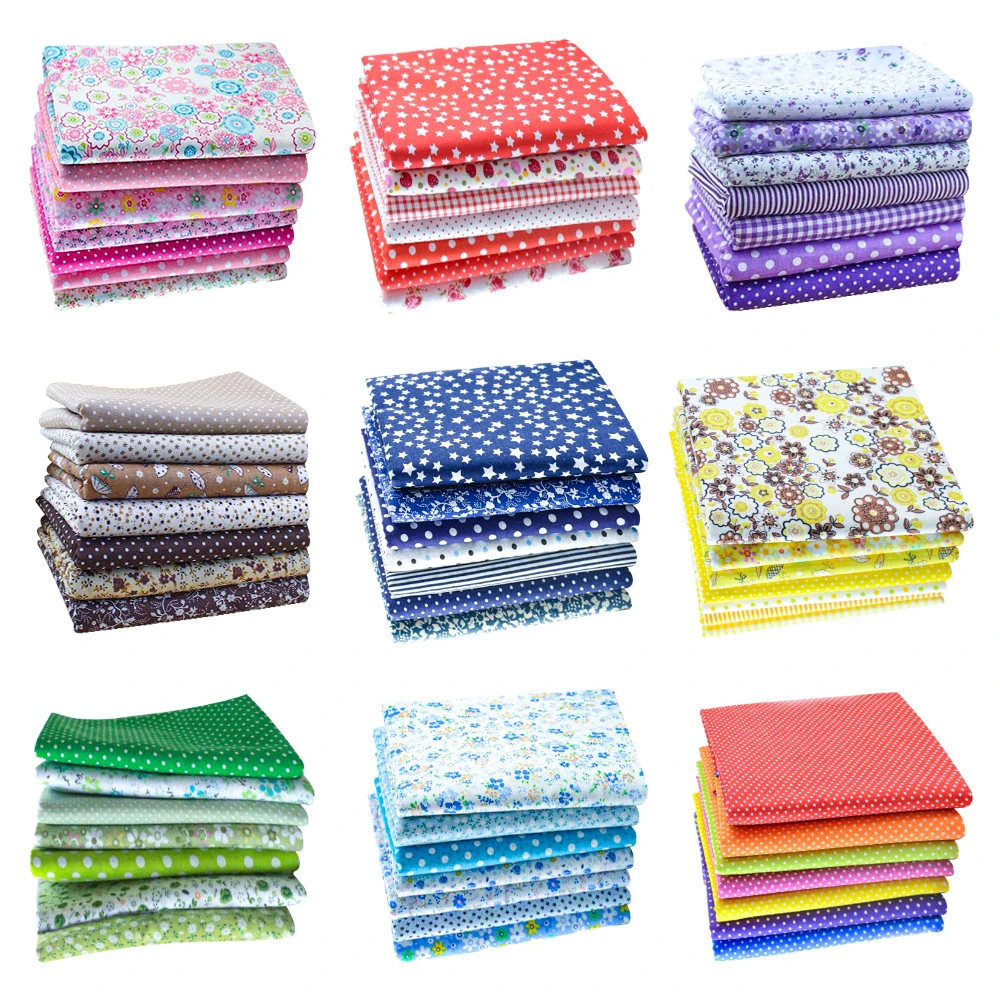 

Booksew 10 Sets/lot 50cmx50cm Cotton Fabric Fat Quarters Bundle Quilting Patchwork Sewing Drapery For Tilda Carfts FREE SHIPPING