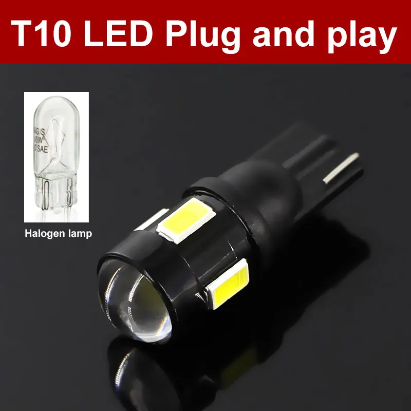 10 stücke Canbus W5W T10 Led-lampe für Volvo XC60 XC90 S60 V70 S80 S40 V40 V50 XC70 V60 Auto Innen licht Dome Stamm Parkplatz Lichter – Detail 3