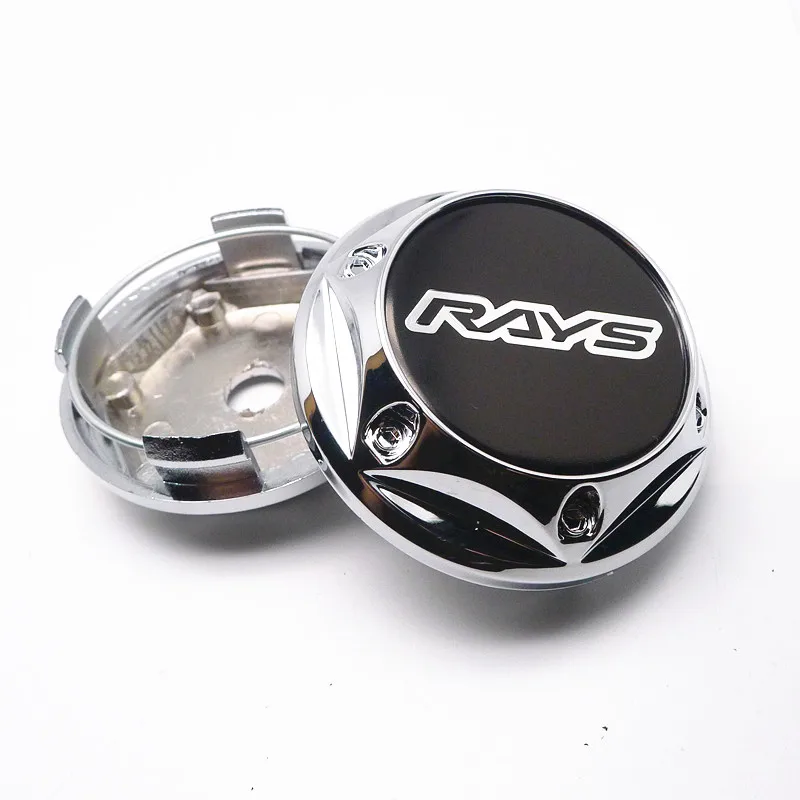 4pcs 68mm 62mm For Rays Wheel Hub Center Cap Car Rims Replace Dust-proof Cover Auto Styling Accessories