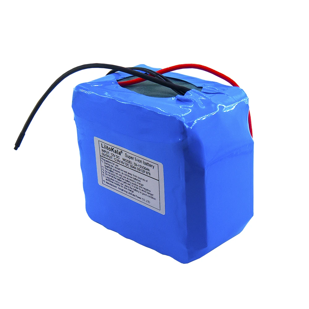 Imagem -02 - Bateria de Lítio de Alta Corrente Lâmpada Xenon Motor de Grande Capacidade 30000 Mah Móvel Bateria de Backup 12v 30ah