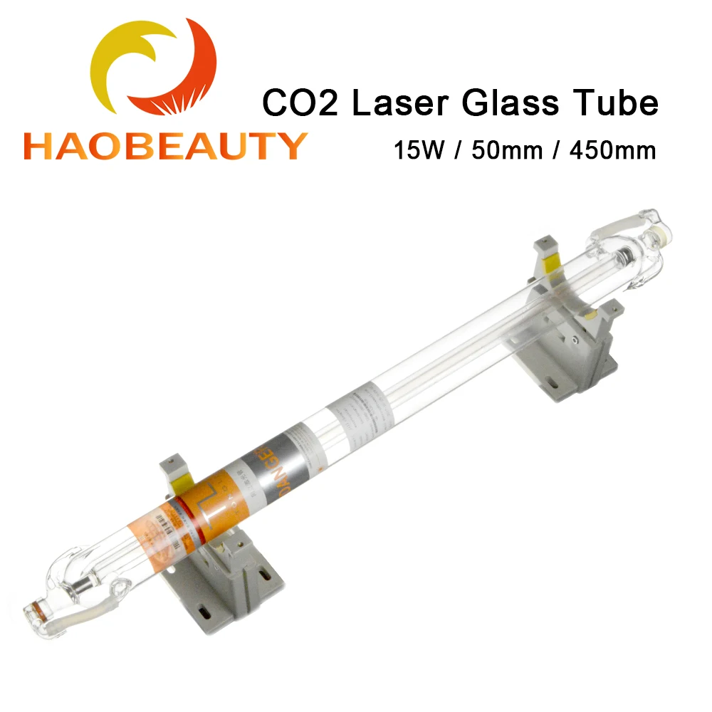 

HaoBeauty TongLi 15W CO2 Laser Glass Tube Length 450mm Pipe Diameter 50mm use for CO2 Laser Cutter Engraving Machine