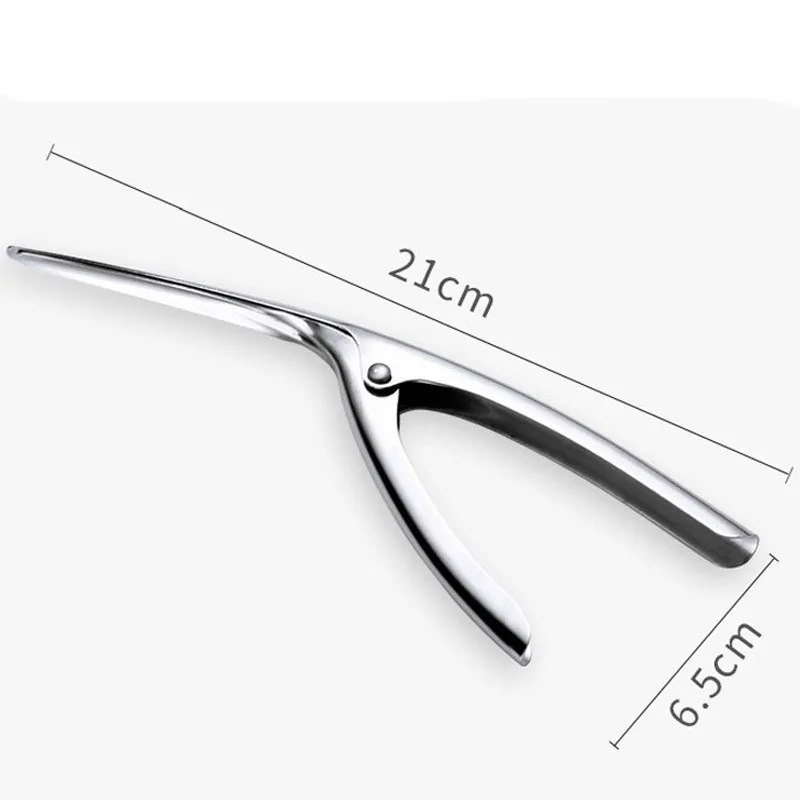 Stainless Steel Shrimp Peeler Peeling Tool Devein Seafood Shell Prawn Curved Shrimp Peeler Creative Kitchen Tools Small Size