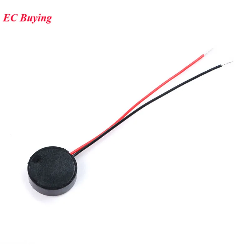 20pcs/1pc 1404 AC Passive Buzzer With Wire Piezoelectric Speaker 14MM 14*4MM 14X4MM 30V Low Power Consumption Electronic DIY