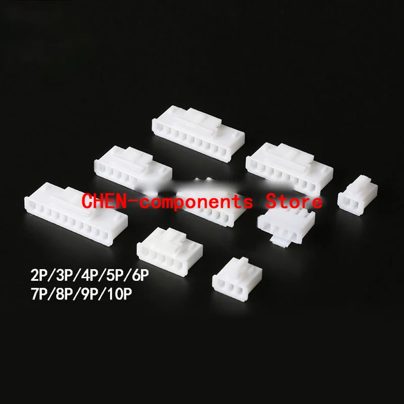 20PCS XHB2.54 Connector With Buckle Shell Plug 2P/3P/4P/5P/6P/7P/8P/9P/10P XHB 2.54MM Socket Connector