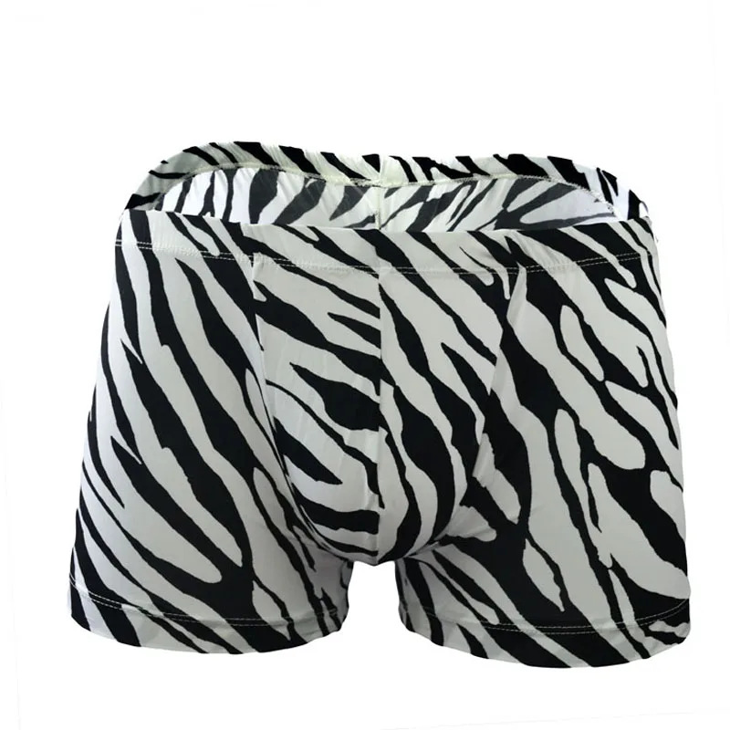 Sexy men underwear low-waist zebra stripes  trunk breathable boxer ZJH972