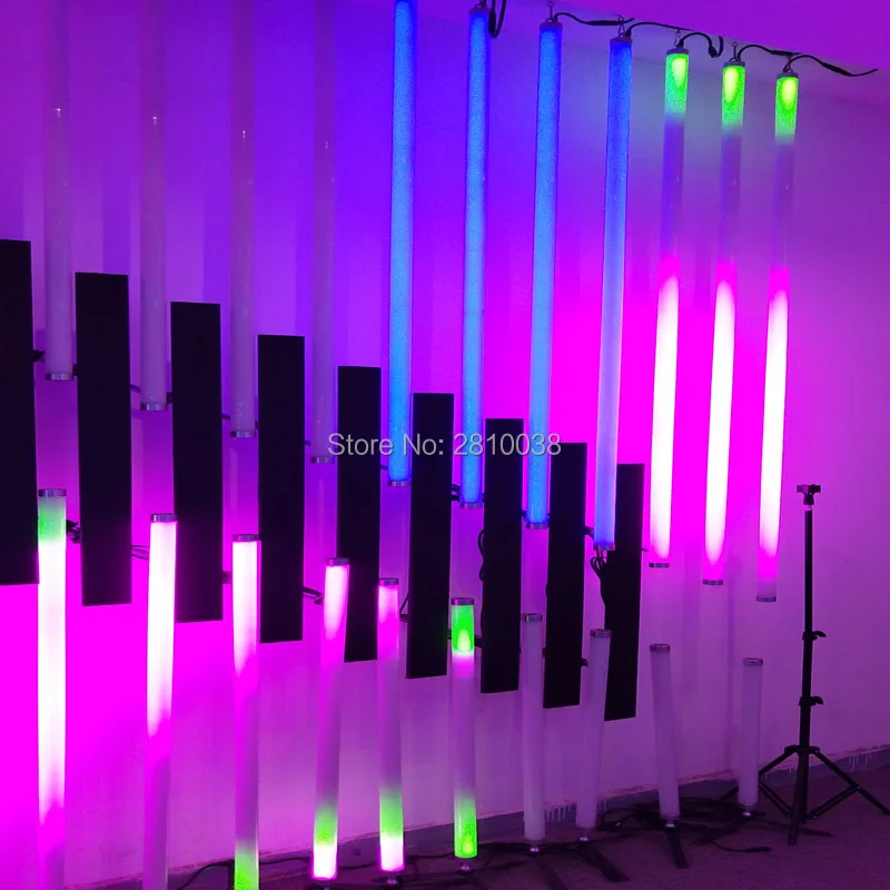 

6 X 1.5M/Lot Fashion RGB Tube led pixel stage light IP67 360 degree full color led stage light tube 5050 led shadowless club bar