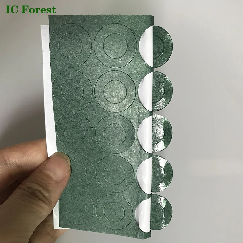 Junta de aislamiento de batería de iones de litio 18650, paquete de batería de papel de Barley, pegamento aislante de celda, almohadillas de aislamiento de electrodos de batería, 100 piezas