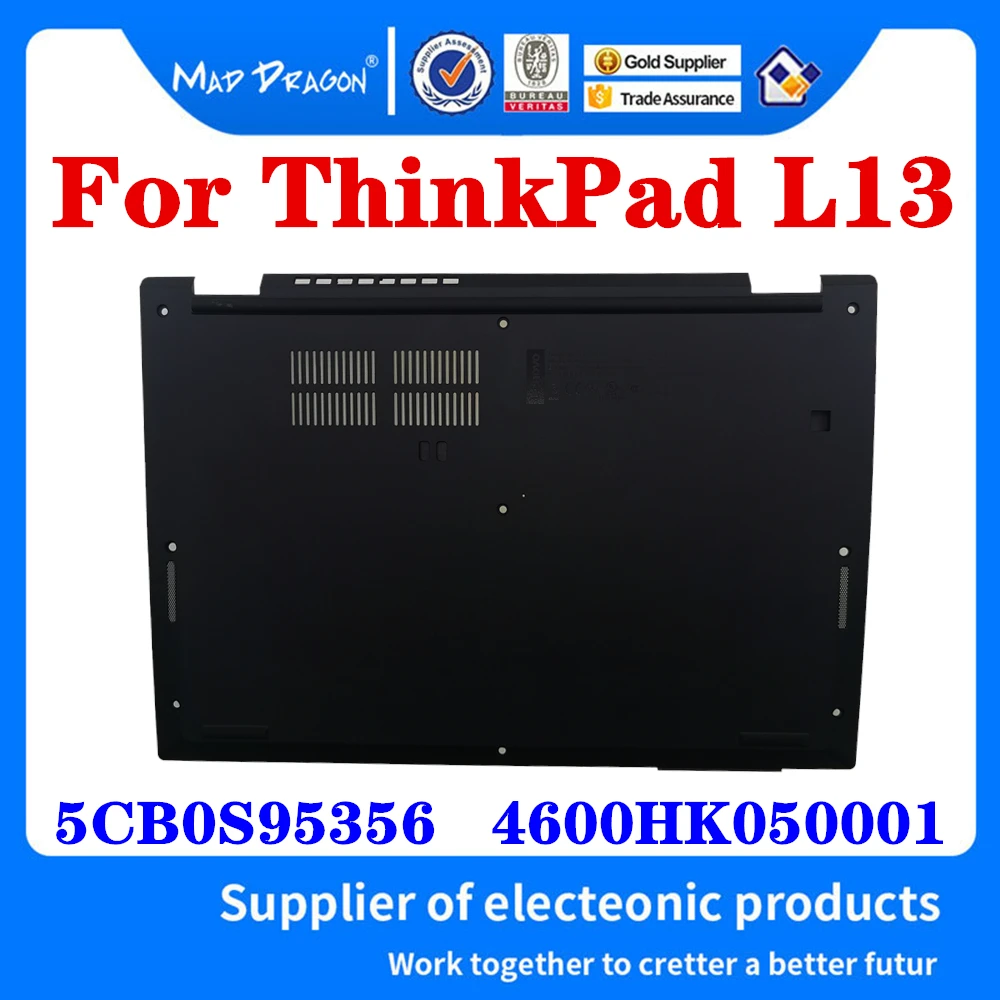 New Original 5CB0S95356 460.0HK05.0001 For Lenovo ThinkPad L13 Laptop Bottom Case Lower Case Base Cover Housing Cabinet D Shell