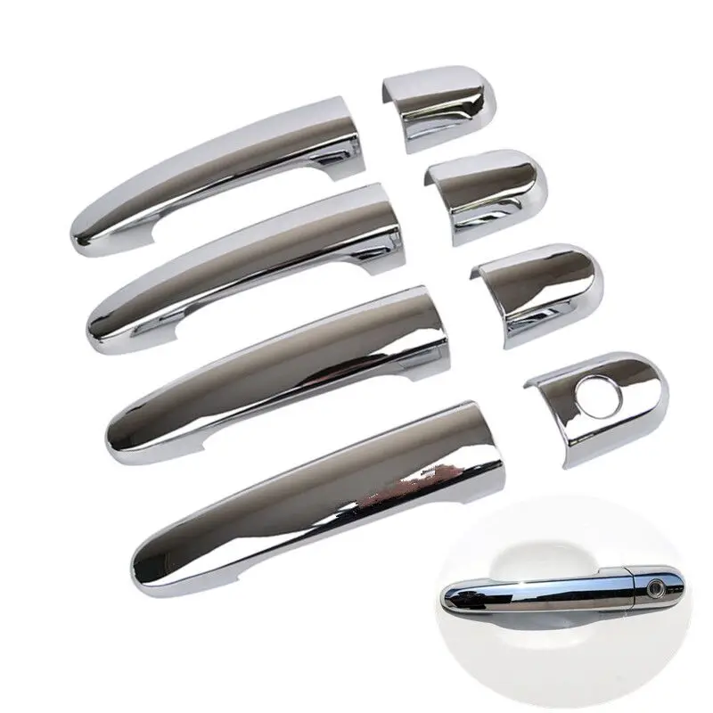 For Kia Sportage 2005 2006 2007 2008 2009 2010 2011 2012 2013 Chrome Car Door Handle Cover Trim Sticker Styling Auto Accessories