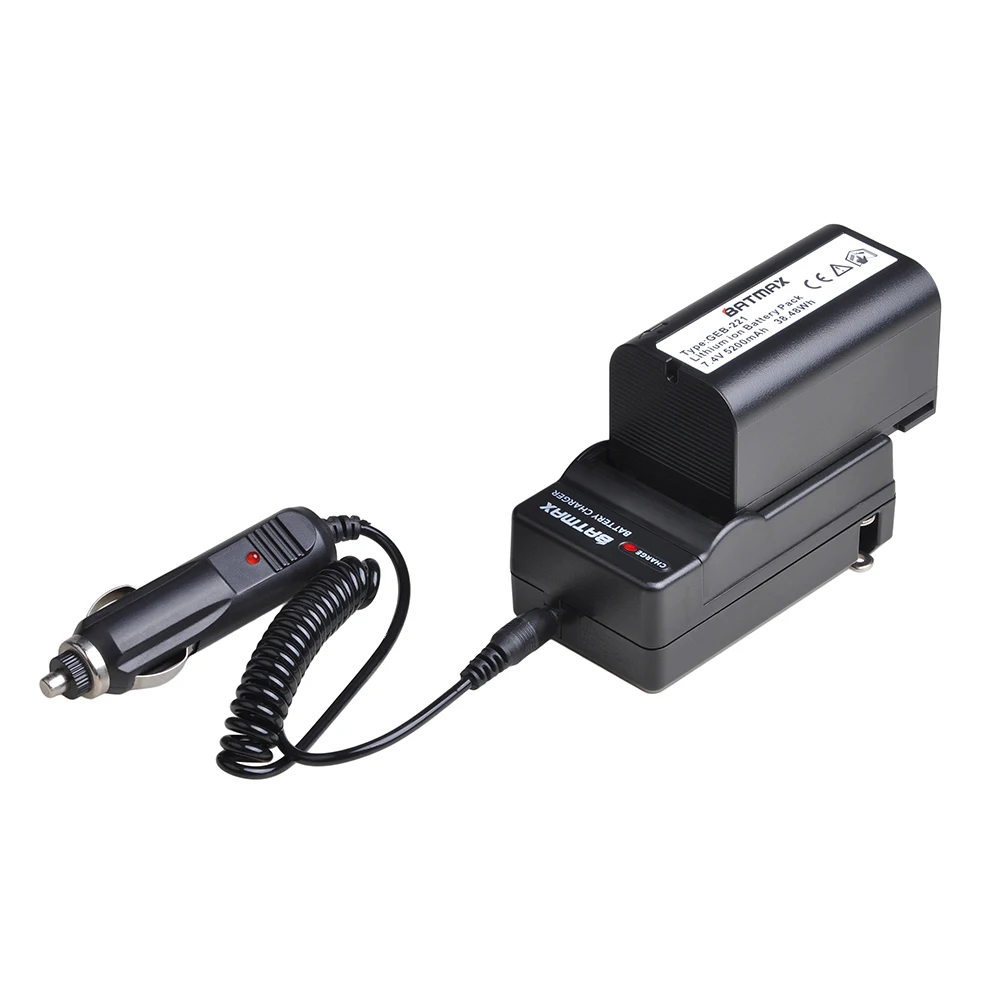 2Pcs 7.4V 5200 Mah Batteria per Stazione Totale di TPS1200 GEB221 E Gps