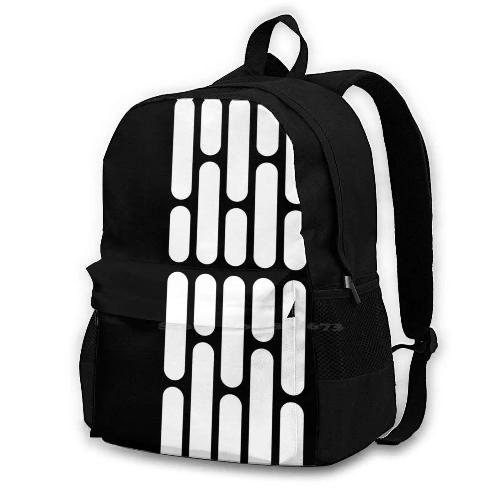 Small Moon V1 Pattern Design Laptop Travel School Bags Empire Death Star Star Destroyer