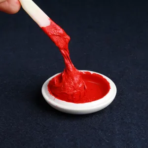 Bantalan Stempel Pasta Tinta Merah 15 30 60 90 120G Bantalan Tinta Cinnabar Merah Muda Porselen Biru dan Putih Bantalan Stempel Nama Kaligrafi 8 sarung bantal penjualan terbaik 60x60 - №