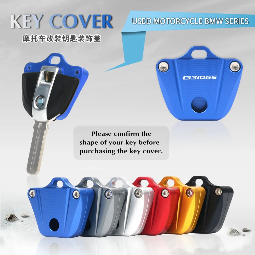 

With LOGO For BMW G310GS G310R C650GT C600 Motorcycle Key Cover Case Shell Keys protection