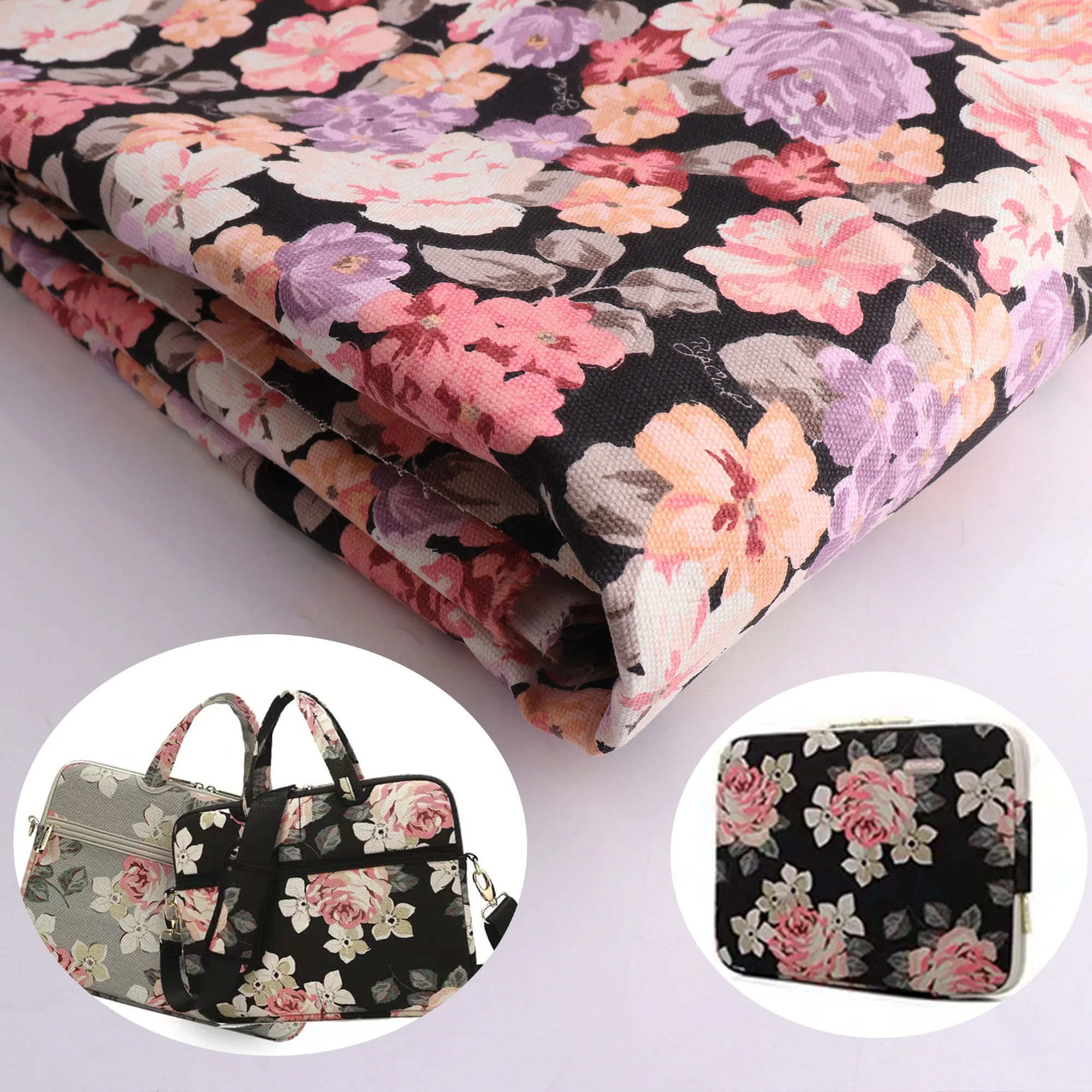 Fabric Floral Printed Cotton Cloth Sewing Quilting Fabric for Patchwork Needlework DIY Handmade Material 50X50cm Square floral