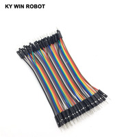 40pcs dupont cable jumper wire dupont line male  to male dupont line 10cm 2.54MM 1P for arduino DIY KIT