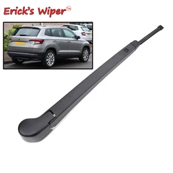 Erick's Wiper Rear Wiper Blade & Arm Set Kit For Skoda Karoq 2017 - 2023 Windshield Windscreen Tailgate Window Car Rain Brush