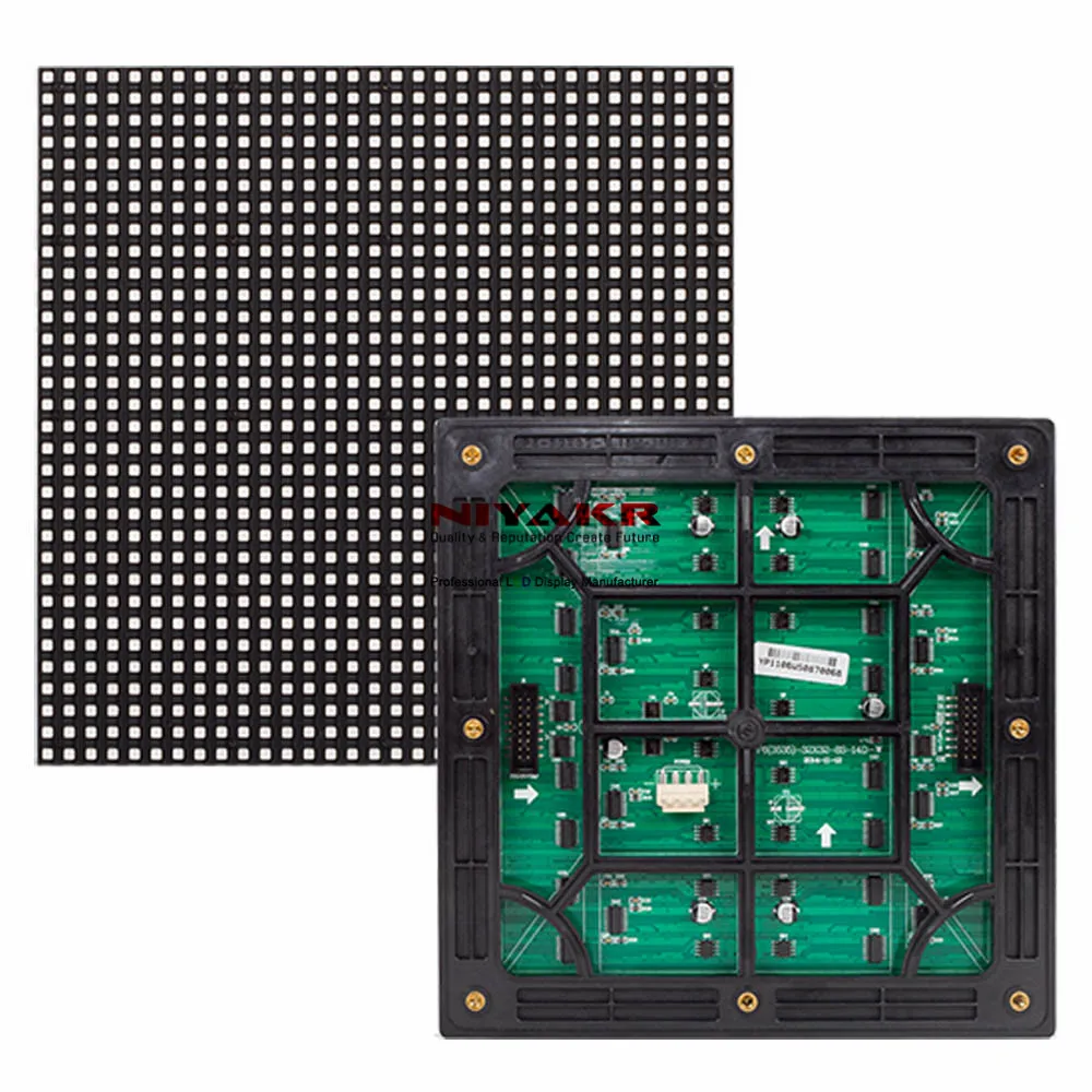 Imagem -05 - Painel Externo de Led Matriz p6 192x192 mm 32x32 Pixel Cor Completa Smd Rgb Hub75 Módulos de Exibição