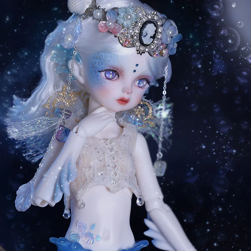 Lucia BJD Doll 1/6 Mermaid Fish Tail Fullset Anime YOSD Resin Pure Handicraft Art Doll