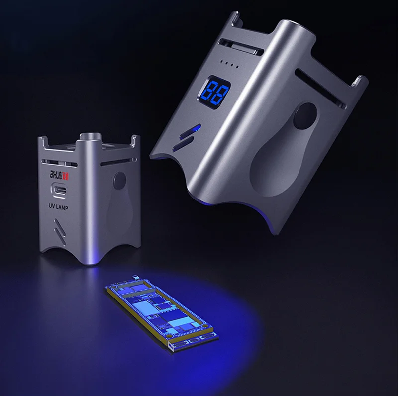 Imagem -06 - Aixun uv Conduziu a Lâmpada de Luz com Esfriar para Baixo Ventiladores para o Telefone Celular Bga Placa-mãe Tela Lcd Ferramenta Cura Óleo Verde uv Lâmpada
