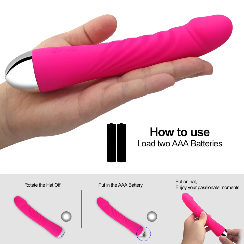 G Spot Dildo Vibrator for Woman Silicone Waterproof Vibrator 10 Modes Clitoris Massager Female Masturbator Sex Toys for Woman