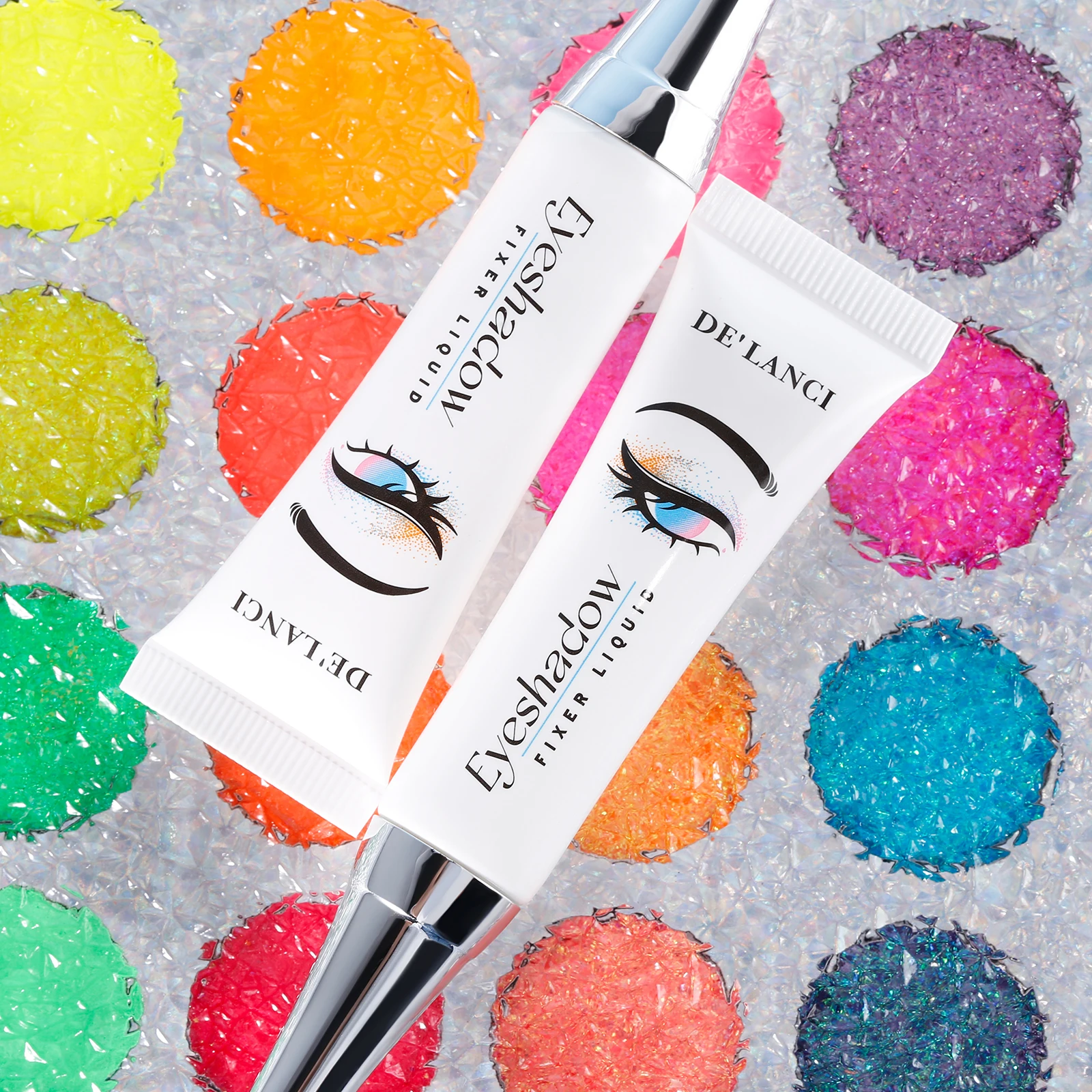 DE\'LANCI # 01 Liquid Eyeshadow Primer Base Long Lasting for Eyes Color Glitter Eyeshadow Glue Cream Enhance Durable Eye Primer