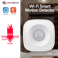 Motion PIR Sensor Detector 120° Angle WIFI Movement Sensor Tuya Smart Life APP Wireless Mobile Remote Alarm Push Security System