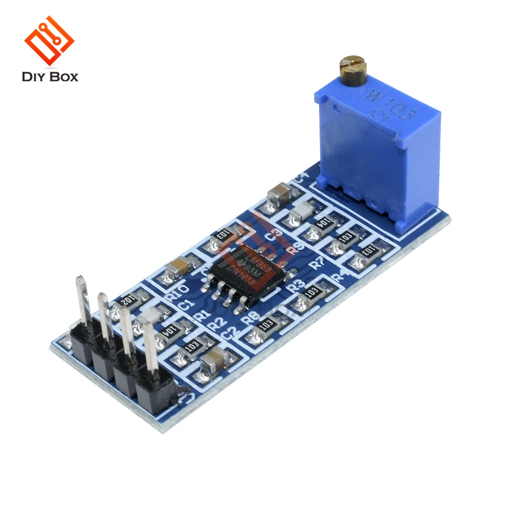 LM358 100 Times Gain Amplification Module Operational Amplifier Sound Speaker Signal Amplification volume control stereo