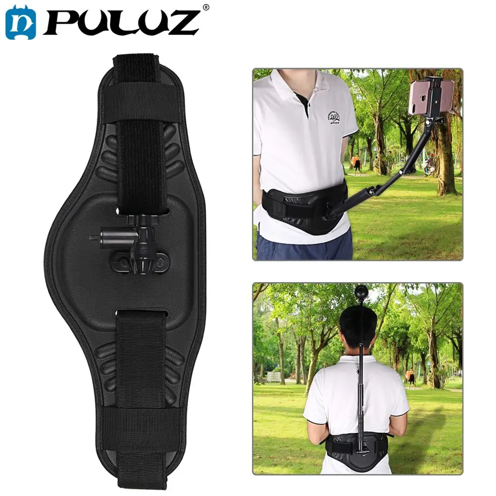 PULUZ Waist Belt Mount Strap & Adapter &Screw for GoPro Fushion/DJI OSMO Pocket/Insta360 X4/ONE X//Theta S/V/&Action Cameras