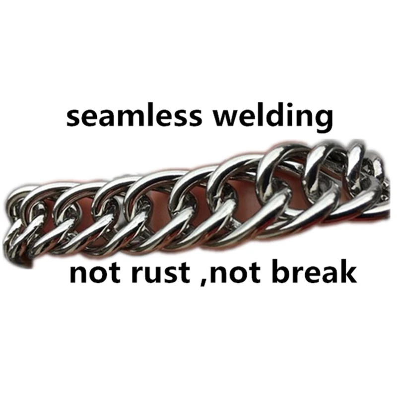 Stainless Steel Chain Double Link Curb Chain For  Horse Bits Pet 23cm