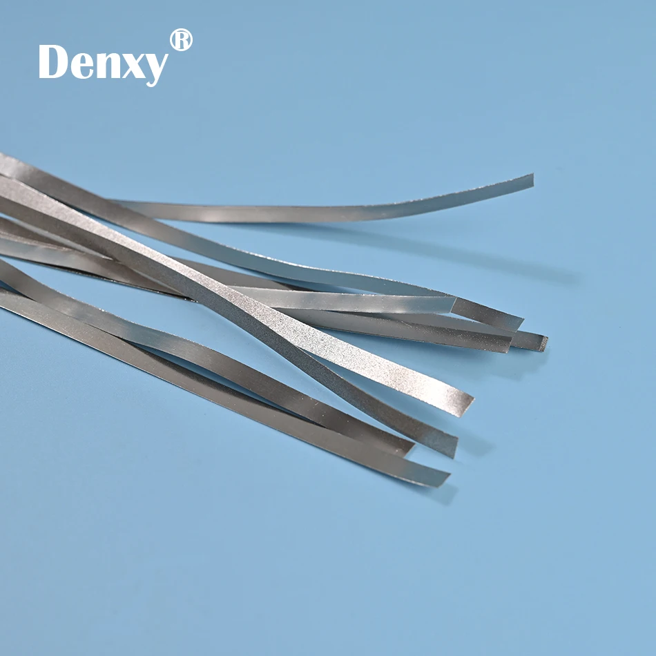 Denxy Dental Diamond Strip Dental paski do polerowania metalu w sztyfcie ortodontyczne szkliwo międzyproksymalne redukowane polipaski