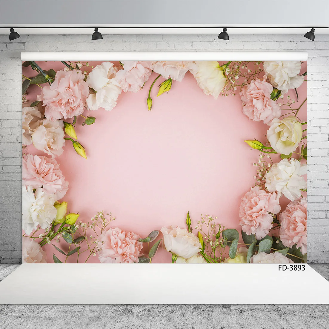 خلفية من قماش الفينيل لخلفية التصوير الفوتوغرافي باللون الوردي لعشاق استحمام الطفل في عيد الحب وحفلات الزفاف Photophone استوديو الصور